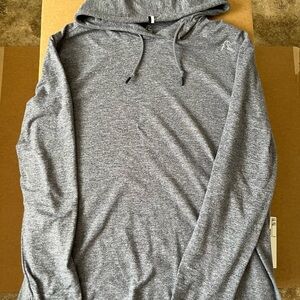Rhoback Heather Gray/Navy Hoodie